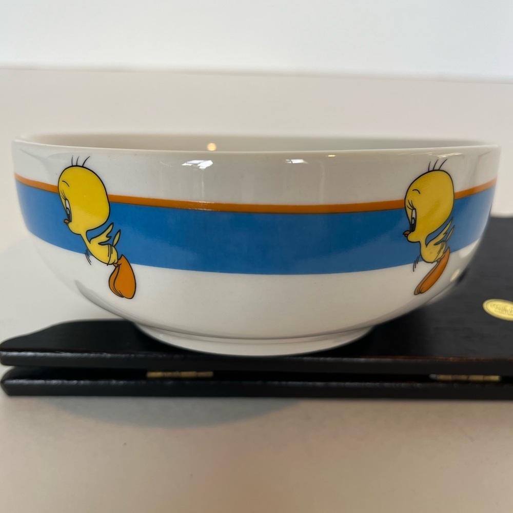 Ceramic Looney Tunes Tweety Bird Cereal Bowl from 2001